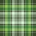 Green irish check fabric plaid seamless fabric texture