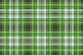 Green irish check fabric plaid seamless fabric texture