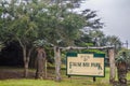 Green and isolated False bay park in Isimangaliso wetlands in South Africa