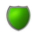 Green Isolated Shield