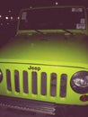 Green jeep