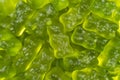 Green jelly babies / gummy bear candy sweets Royalty Free Stock Photo