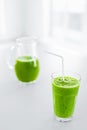 Green Juice. Healthy Eating. Detox Smoothie. Food, Diet Concept. Royalty Free Stock Photo