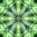 Green kaleidoscope Royalty Free Stock Photo