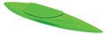 Green kayak, icon