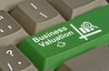 Key for business valuation Royalty Free Stock Photo