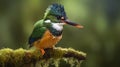 The Green Kingfisher and Its Serene Habitat