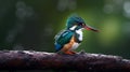 The Green Kingfisher and Its Serene Habitat