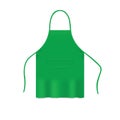 Green kitchen apron Royalty Free Stock Photo