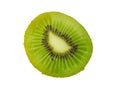 A green kiwi fruit