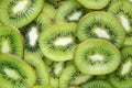 Green kiwi fruit slices wallpaper Royalty Free Stock Photo