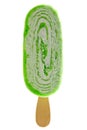Green kiwi ice cream Royalty Free Stock Photo