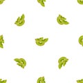 Green kiwi pattern seamless vector Royalty Free Stock Photo