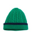 Green knitted winter hat Royalty Free Stock Photo