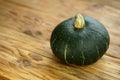 Green kuri hokkaido kabocha pumpkin Royalty Free Stock Photo