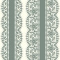 Green Lace. Vertical Seamless Pattern.