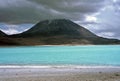 Green lagoon in Bolivia,Bolivia Royalty Free Stock Photo