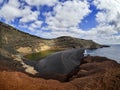 Green Lagoon at El Golfo Lanzarote Island Spain