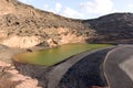 Green Lagoon - Lago de los Clicos - near the town of El Golfo. Lanzarote