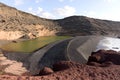 Green Lagoon - Lago de los Clicos - near the town of El Golfo. Lanzarote