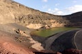 Green Lagoon - Lago de los Clicos - near the town of El Golfo. Lanzarote