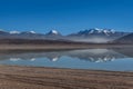 Green Lagoon, Laguna verde, Bolivia Royalty Free Stock Photo