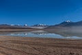 Green Lagoon, Laguna verde, Bolivia Royalty Free Stock Photo