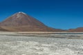 Green Lagoon, Laguna verde, Bolivia Royalty Free Stock Photo