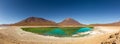 Green Lagoon, Laguna Verde, in Bolivia Royalty Free Stock Photo