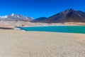 Green Lagoon (Laguna Verde), Chile Royalty Free Stock Photo