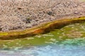 Green lagoons at the foot of the Chiles volcano