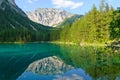 Green lake (GrÃÂ¼ner see) in Bruck an der Mur, Austria Royalty Free Stock Photo