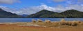 Green Lake, lake in the Fjordland National Park Royalty Free Stock Photo