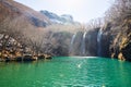 The green lake scenic of Changbai Mountains Royalty Free Stock Photo