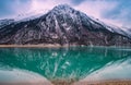 Green lake in tibet Royalty Free Stock Photo