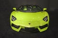 Green lamborghini roadster car Royalty Free Stock Photo