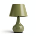 Minimal Khaki Glass Table Lamp On White Background Royalty Free Stock Photo