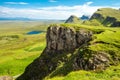 Green landscape on the Isle of Skye Royalty Free Stock Photo