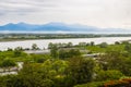 Green Landscape of Kaohsiung, Taiwan seen from Fo Guang Shan Temple