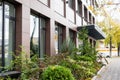 green landscaping near the facade of a business building