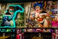 Green Lantern and Wonder Woman in DC Comics Superheroes Cafe