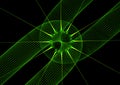 Green laser background