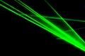 Green lasers Royalty Free Stock Photo