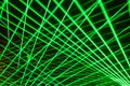 Green lasers Royalty Free Stock Photo