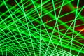 Green lasers Royalty Free Stock Photo