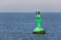 Green lateral buoy Royalty Free Stock Photo