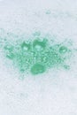 Green lather background, top view Royalty Free Stock Photo
