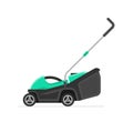 Green Lawn Mower Royalty Free Stock Photo