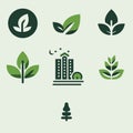 EcoLeaf Nurturing Growth and Sustainability Royalty Free Stock Photo