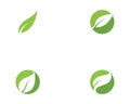 green leaf ecology nature element vector.